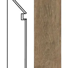 Керамогранит Акси/ axi Браун chestnut battiscopa sag.sx 7,2x30