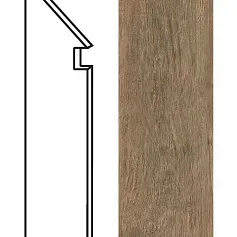 Керамогранит Акси/ axi Браун chestnut battiscopa sag.sx 7,2x30