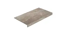 Ступени coliseumgres Ривьера Дарк фронтальная 620070002856 серый 33x60