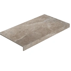 Ступени coliseumgres Ривьера Дарк фронтальная 620070002856 серый 33x60