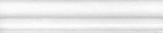 Керамическая плитка Бордюр Багет Мурано белый 3x15