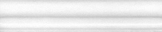 Керама Марацци Бордюр Багет Мурано белый белый для ванной, для кухни