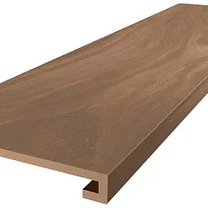 Ступени kerama marazzi sg518520r\gcf клееная Монтиони коричневый матовый обрезной 33x119.5