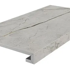Ступени kerama marazzi km6060g0061rgcf фронтальная клееная Ифран серый светлый матовый обрезной 33x60