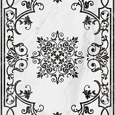 Керамическая плитка Декор kerama marazzi sg591722r Монте Тиберио белый декорированный лаппатированный обрезной 119.5x238.5