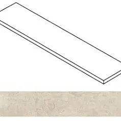 Ступени Атлас Конкорд Ринашенте Фьюжн Кальче угловая правая 620070003263 бежевый 33x120