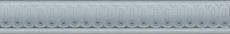 Керамогранит Бордюр Борромео голубой 4x25