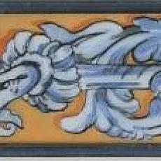 Керамическая плитка Бордюр Площадь Испании hgd\b349\15050t 7,2x40