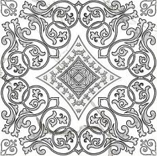 Керамогранит classic marble white d04 40x40