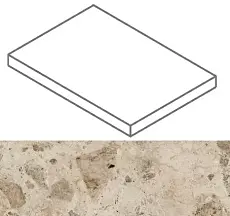 Ступени Континуум Стоун Беж ступ. угл.пр 33x160