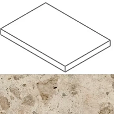Ступени Континуум/ continuum Стоун Беж Ступ. Угл.пр 33x160