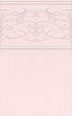 Керамическая плитка декор петергоф розовый stg\c561\6306 25x40