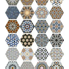Керамогранит Андалуси (24 вида рисунка) 28,5x33