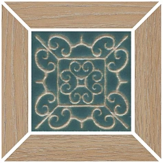 Керама Марацци Вставка Kerama Marazzi ID153 Тровазо наборный бежевый матовый бежевый 