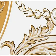 Керамическая плитка Декор Алмаш 1 жёлтый 14x34