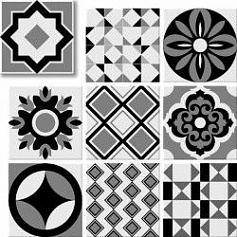 Geotiles Vendome серый 