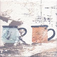 Керамическая плитка Декор Виченца Чашки 15x15