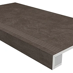 Ступени Комплект estima sr07 Спектрум/ spectrum chocolate (33x120 Непол. Прямоугол. Бортик С Насечками + Подступенок 14,5x120) 33x120