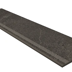 Ступени estima gb03 Габбро/ gabbro anthracite Серый 30x120