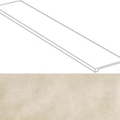 Ступени С.С. Айвори Угловая Левая 620070000767 33x120