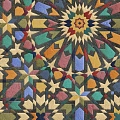 Керамическая плитка Декор kerama marazzi kmd3sta079gr Ковер Зеллидж матовый обрезной 119.5x238.5