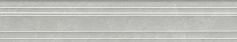 Керама Марацци Бордюр Kerama Marazzi BLF023R Багет Монте Тиберио серый глянцевый обрезной серый 