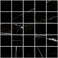 Мозаика marble trend nero dorato 30,7x30,7
