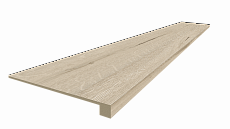 Ступени coliseumgres Натура Уайт фронтальная 620070002506 серый 33x120