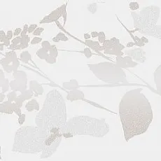 Керамическая плитка Декор Вилланелла Цветы белый 15x40