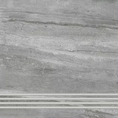 Керамогранит Ступень lasselsberger Аспен/ aspen 6860-0070 Серый 30x60 30x60