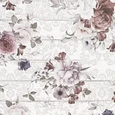 Керамическая плитка Шебби Шик/ shabby chic Панно Цветы (Комплект Из 2 Шт.) 40x60