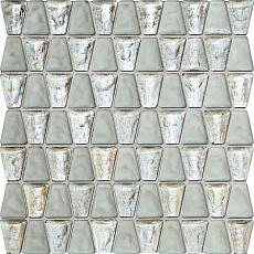 Мозаика drops glass white 30,4x30,6