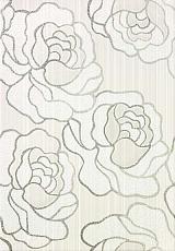 Керамическая плитка kiribati flower szara/grey декор 25x36