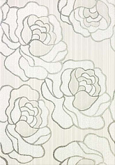 Tubadzin Kiribati flower szara/grey декор серый для ванной