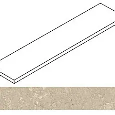 Ступени Атлас Конкорд Ринашенте Фьюжн Аггломерейт Лайт угловая левая 620070003275 бежевый 33x120