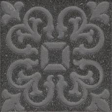 Керамогранит Вставка Про Матрикс черный 9,5x9,5