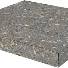 Ступени kerama marazzi sg632220r\gca угловая клееная Терраццо коричневый 33x33