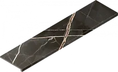 Ступени Италон Стелларис Абсолют Блэк фронтальная 620070002597 черный 33x120