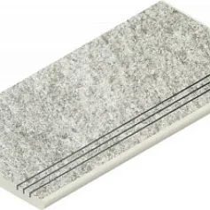 Ступени Нордика Айс закругленная грип правая 620040000162 серый 30x60