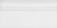 Керамическая плитка Плинтус Монфорте белый обрезной 20x40