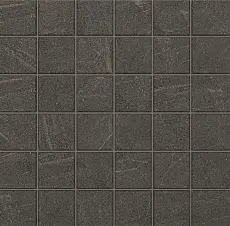 Мозаика estima gb03 gabbro anthracite серый 30x30
