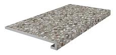 Ступени kerama marazzi km6060g0011rgcf фронтальная клееная Бричиола серый матовый обрезной 33x60