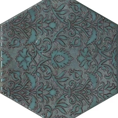 Керамическая плитка Декор kerama marazzi vt\a560\sg23036n Гроссето синий 20x23.1