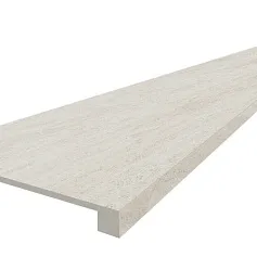 Ступени coliseumgres Контеа/ contea Уайт Фронтальная 620070002564 Белый 33x120