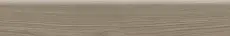 Керамогранит Плинтус Альберони коричневый светлый матовый 9.5х60