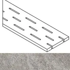 Керамогранит РОК  РЕШЁТКА СТРИМ 20 ЛЕВ 25x60