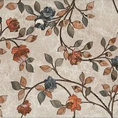 Керамическая плитка Декор Гран-Виа цветы обрезной 30x89,5