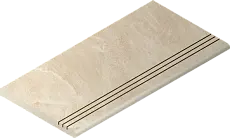 Ступени Италон Материя x2 Магнезио 120 закругленная грип 620040000202 бежевый 30x120