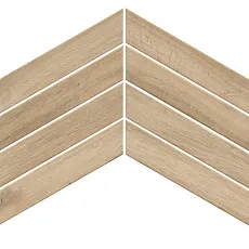 Декор Атлас Конкорд Фьюжн Оак Нэчурал Шеврон 600010002448 коричневый 7.5x45