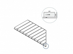 Италон БЛЭК РЕШЁТКА СТРИМ 20 ЛЕВ чёрный 